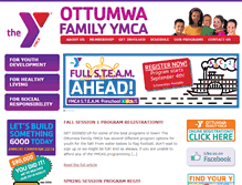 Tablet Screenshot of ottumwaymca.com